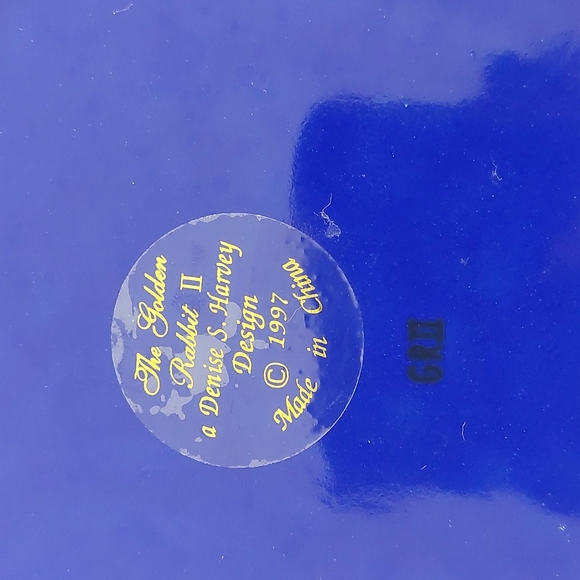 Golden Rabbit Snowman Bowl - Picture 4 of 7